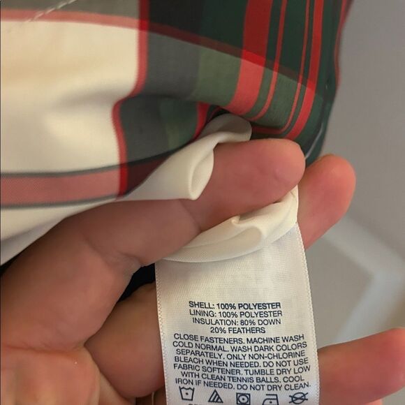 Lands' End Multicolor Plaid Vest M/P 10-12  E - Picture 5 of 6